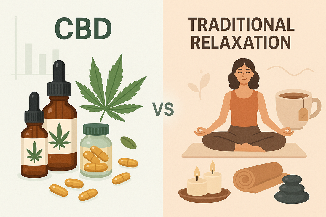 Vergleichsstudie: CBD vs. Traditionelle Entspannungsmethoden
