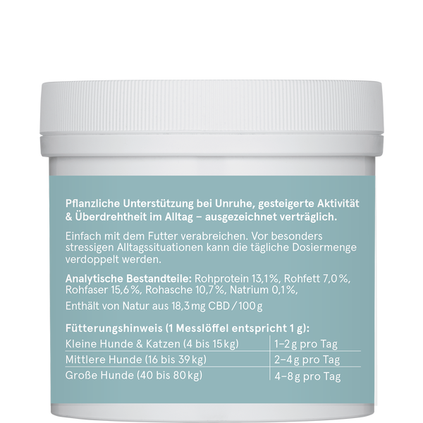 CBD Vital – VET – Relax Komplex mit natürlichem CBD – 100g