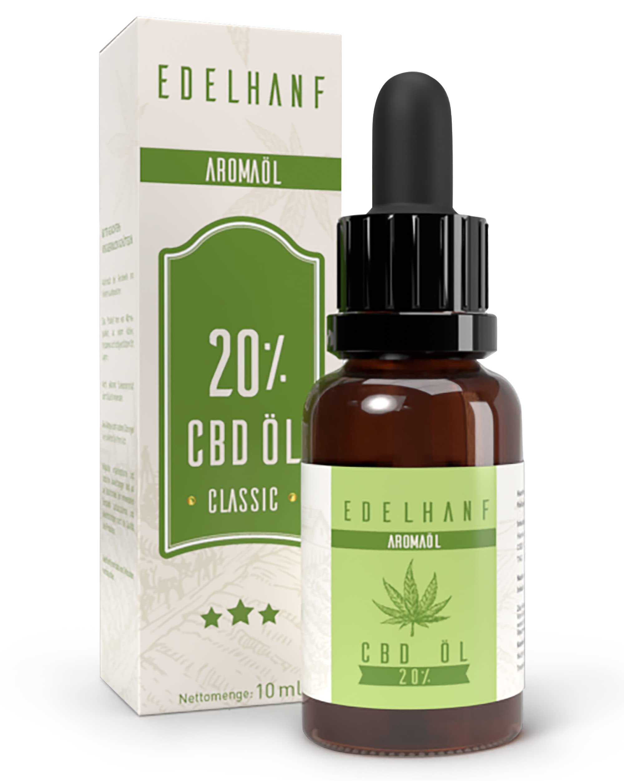 Edelhanf CBD Öl 10% oder 20% (1.000-2.000mg)