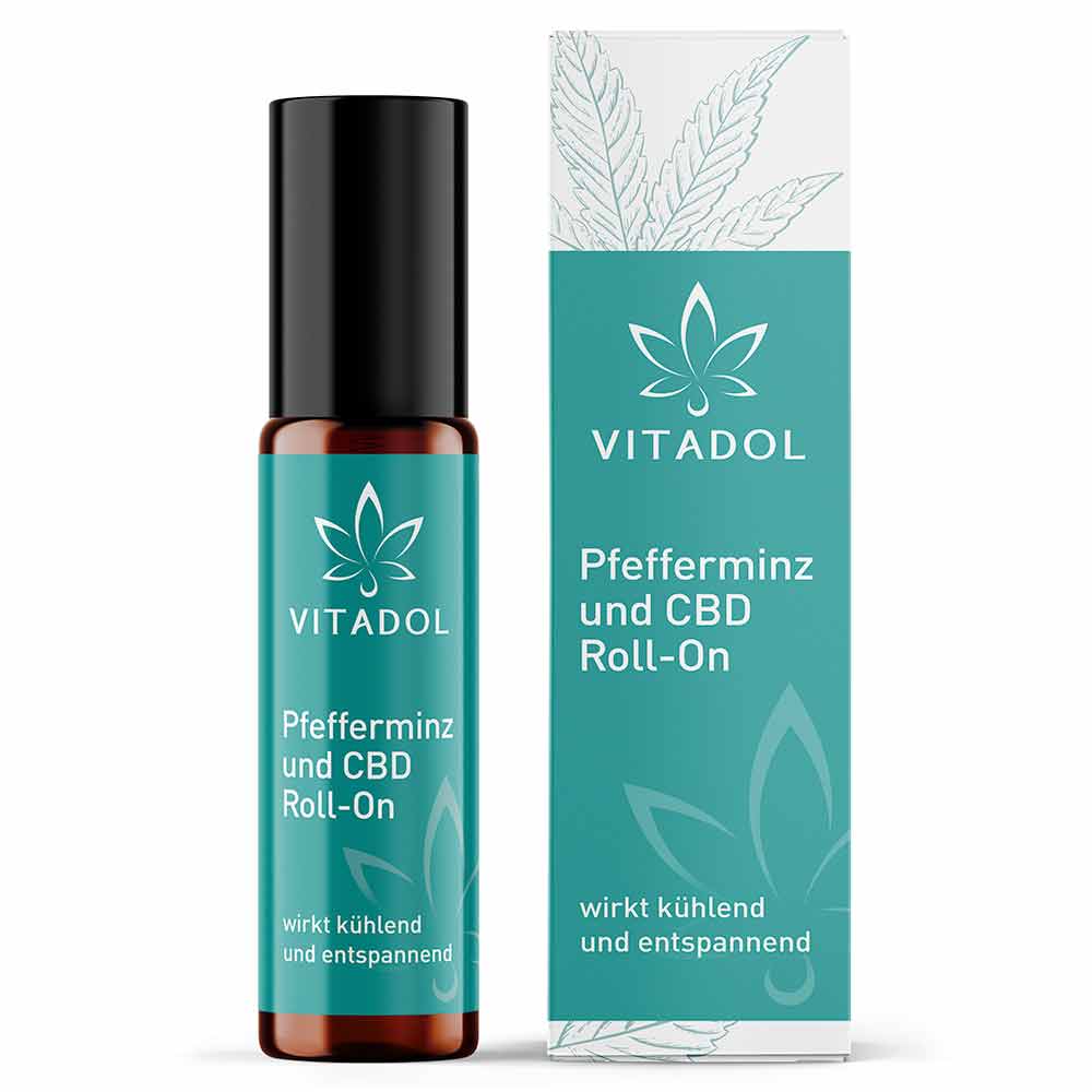 Pfefferminz und CBD Kopf Roll-On