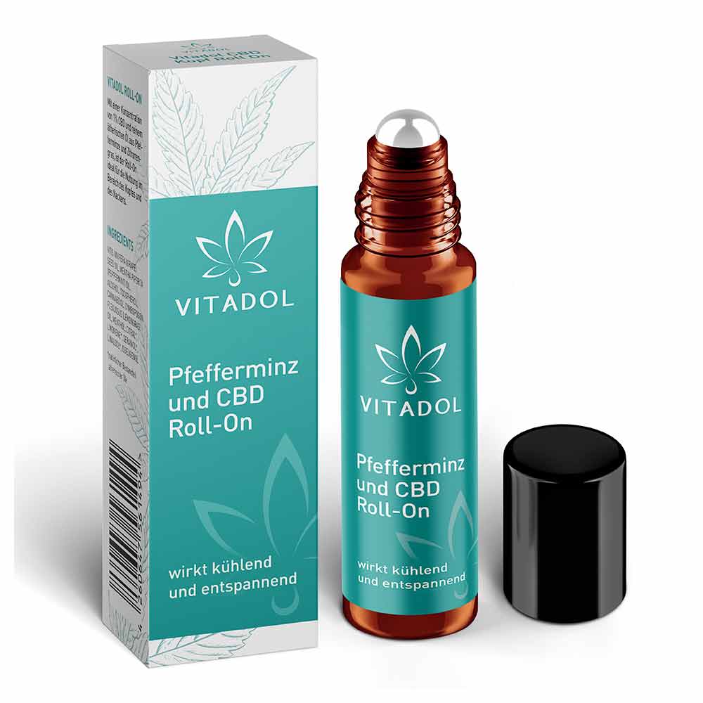 Pfefferminz und CBD Kopf Roll-On