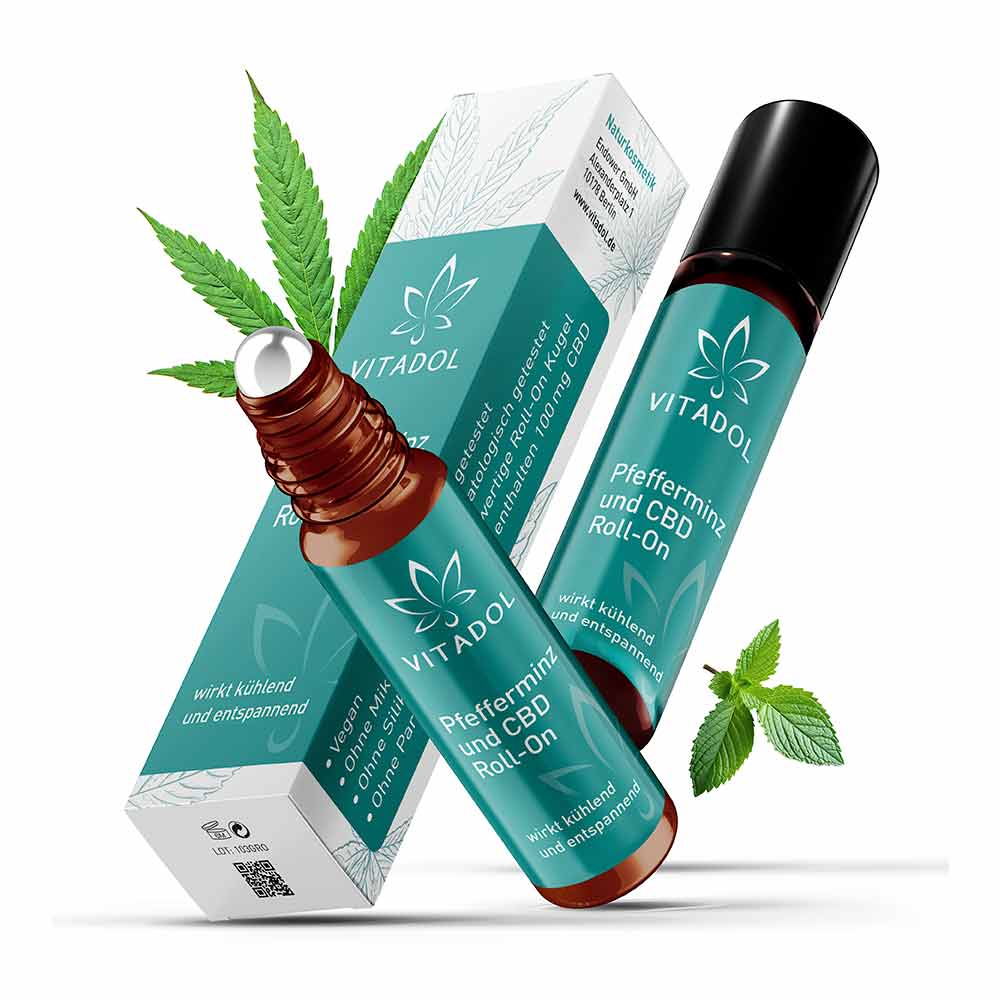 Pfefferminz und CBD Kopf Roll-On