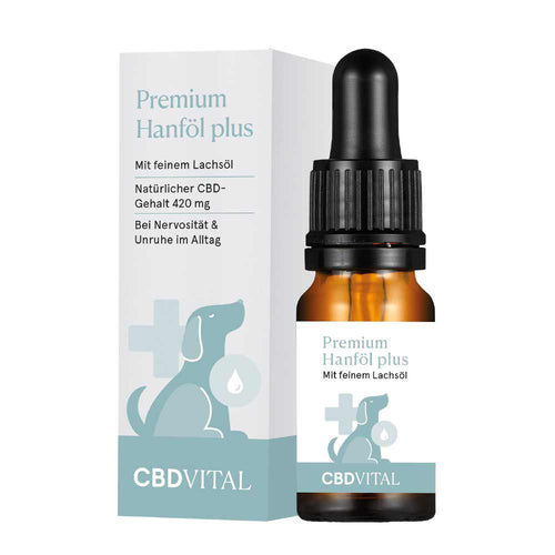 CBD Vital – CBD Hanföl für Hunde 4,2% (420mg / 840mg) – 10ml / 20ml